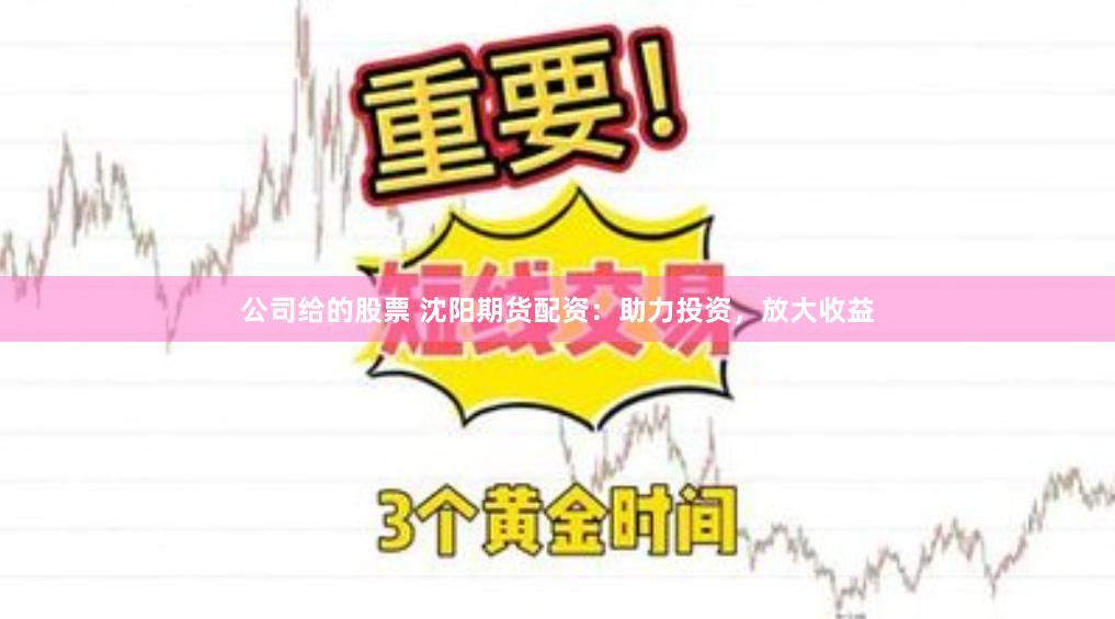 公司给的股票 沈阳期货配资：助力投资，放大收益