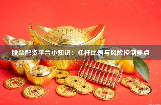 股票配资平台小知识：杠杆比例与风险控制要点