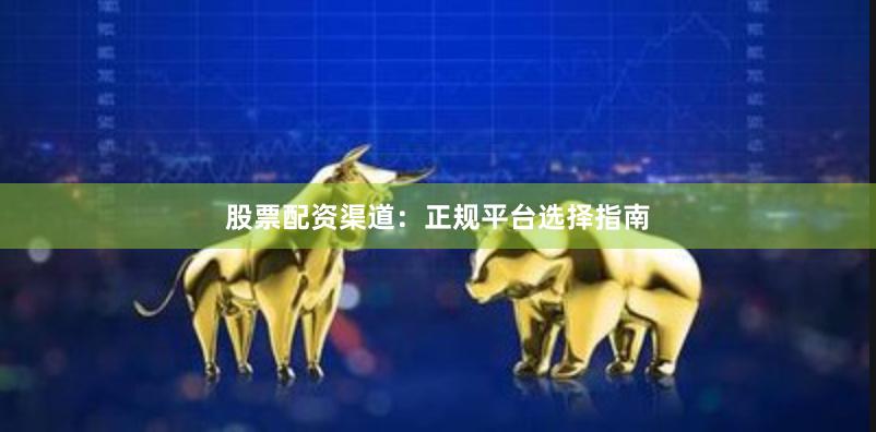 股票配资渠道：正规平台选择指南